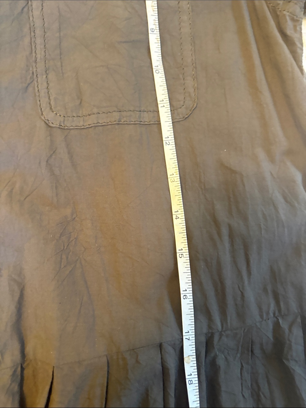 Pas de Calais olive dress Size 36- equivalent to a 6 US - Picture 11 of 12